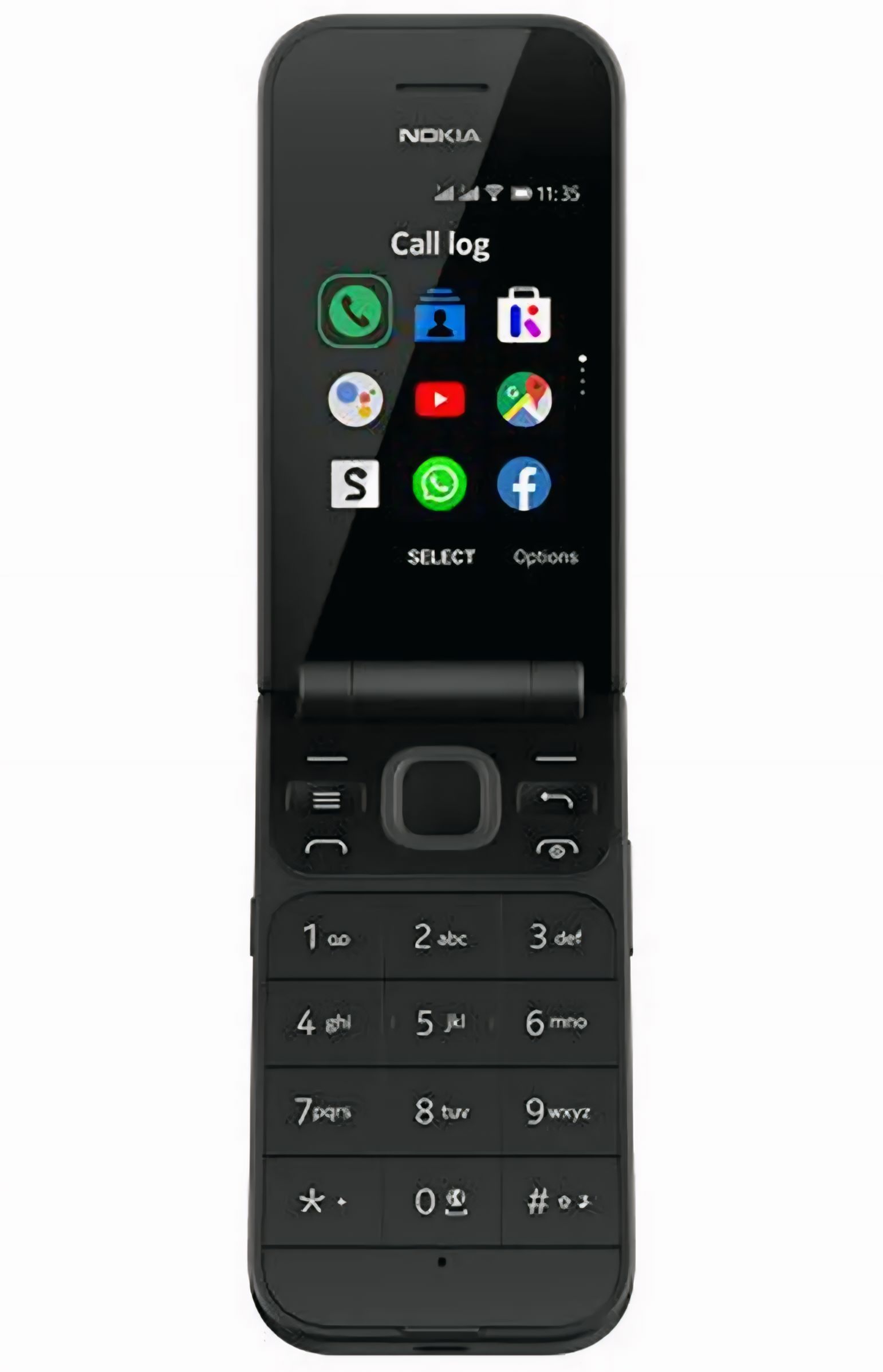 Nokia 2720 Flip - ব্ল্যাক কালার